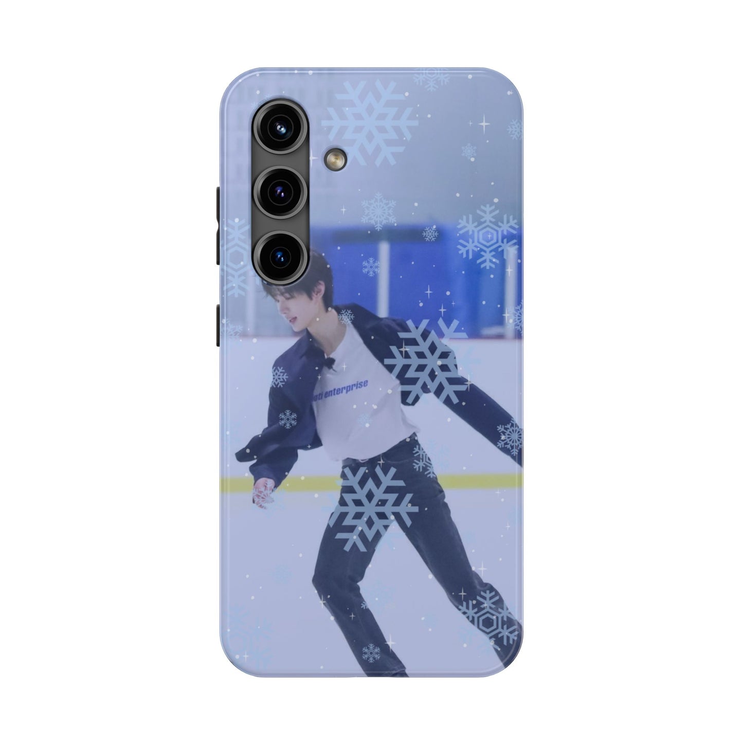 Ice Prince Tough Phone Case, Stylish Phone Protector, Winter Sports Accessory, Unique Gift for Skaters, Durable Phone Shell