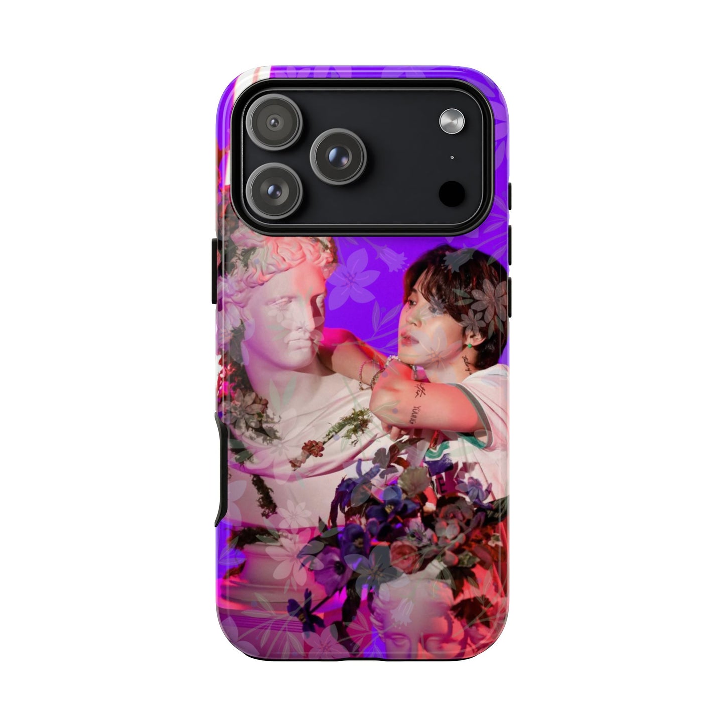 Park Jimin Phone Case — Retro Floral Phone Cover