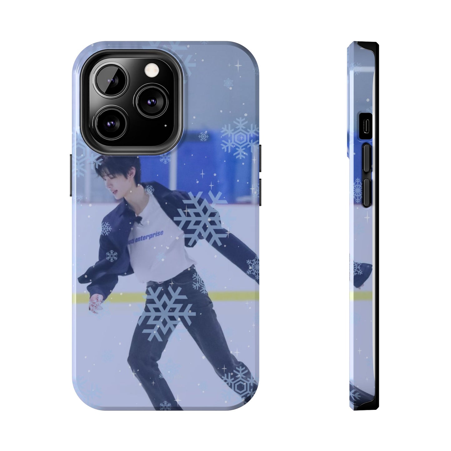 Ice Prince Tough Phone Case, Stylish Phone Protector, Winter Sports Accessory, Unique Gift for Skaters, Durable Phone Shell