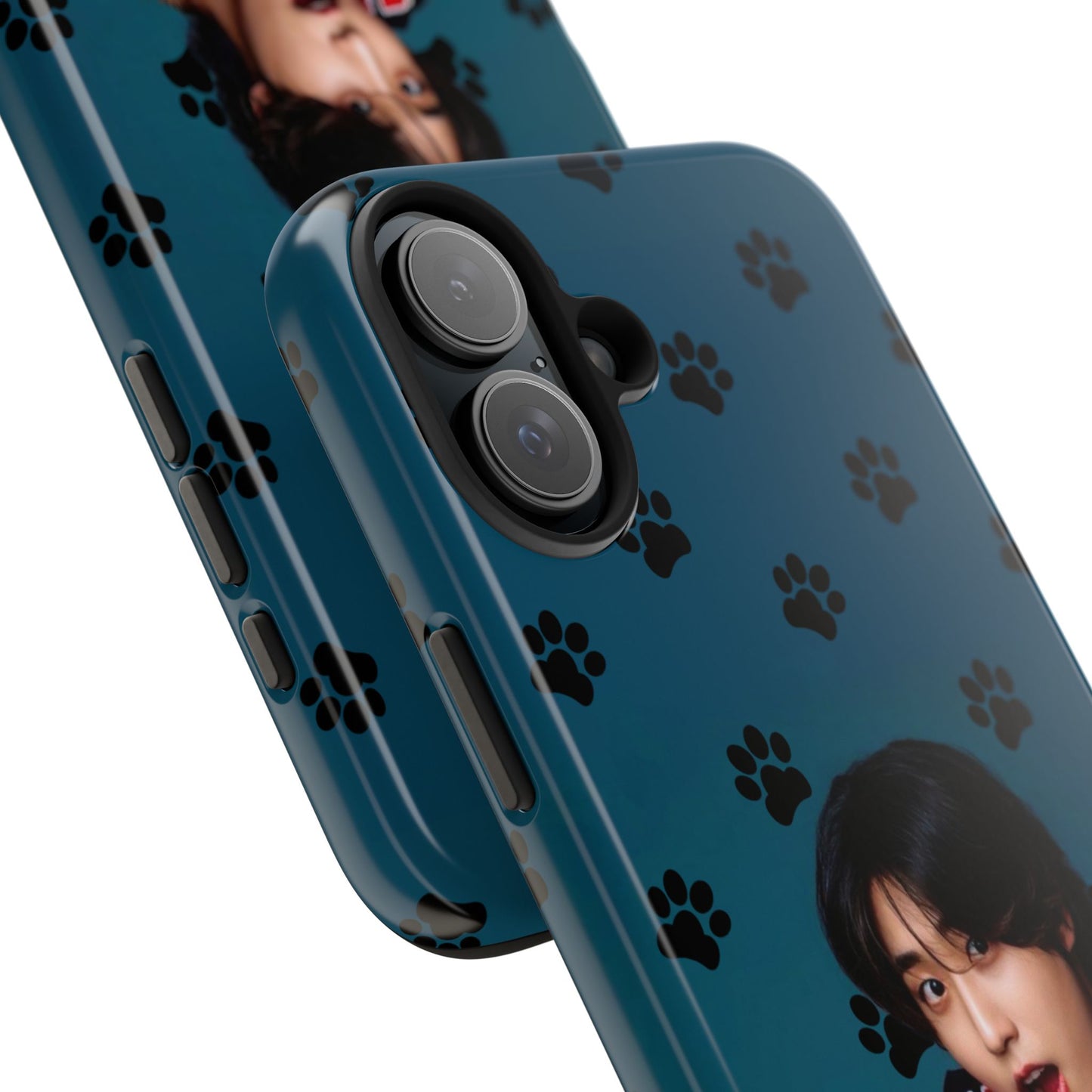 Han Jisung Paw Pattern Tough Phone Case — Photo Graphic Design