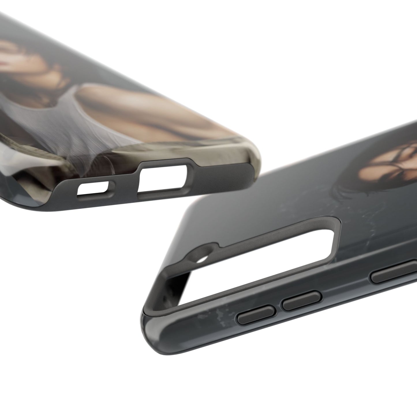 Hyunjin Tough Phone Case — Moody Portrait Slim Protective Case