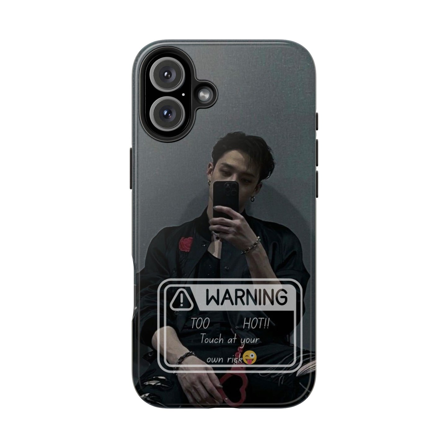 Warning: Bang Chan Tough Phone Case — Protective Slim Cover