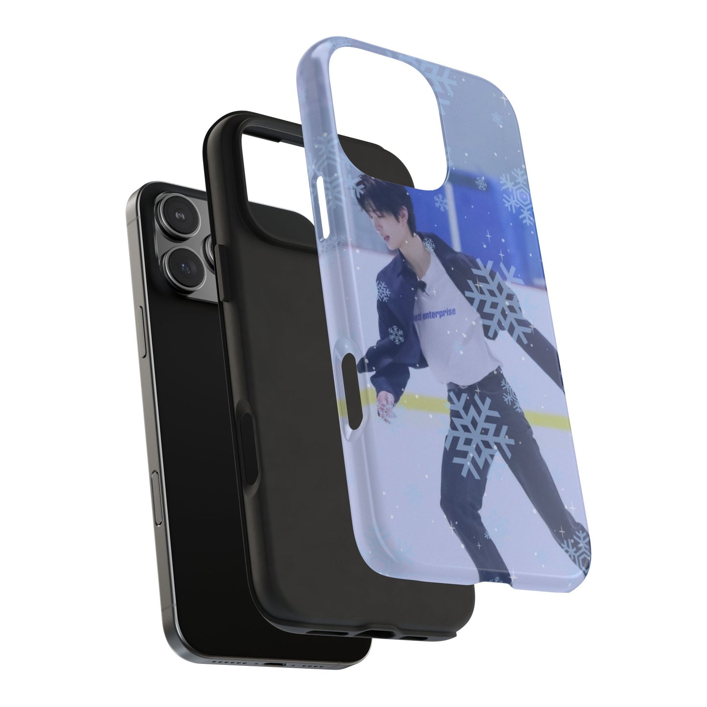 Ice Prince Tough Phone Case, Stylish Phone Protector, Winter Sports Accessory, Unique Gift for Skaters, Durable Phone Shell