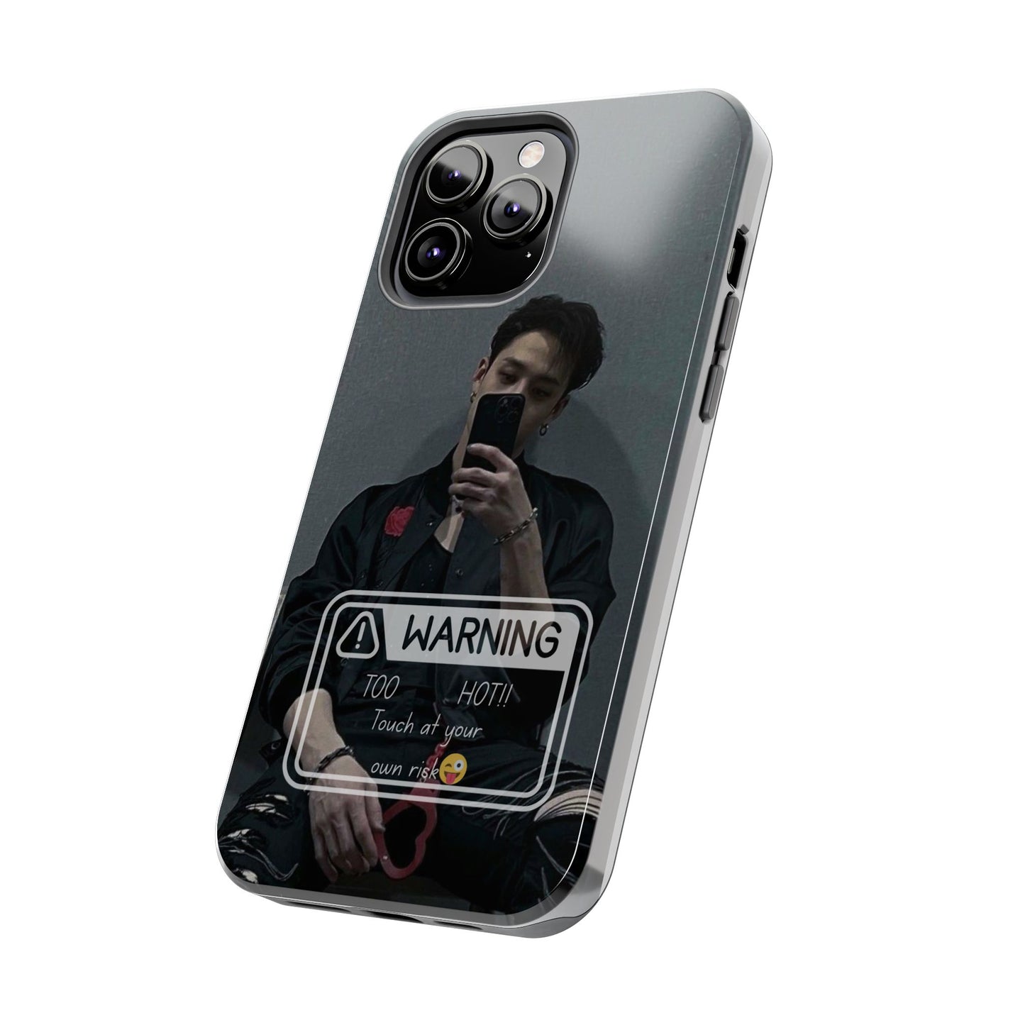 Warning: Bang Chan Tough Phone Case — Protective Slim Cover
