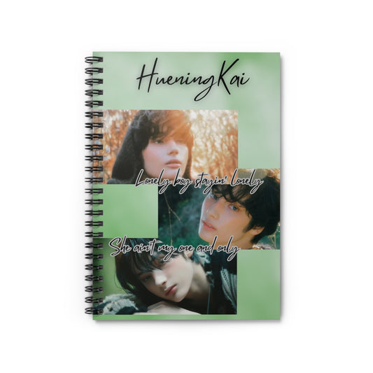 HueningKai Spiral Notebook - Inspirational Quotes & Aesthetic Design