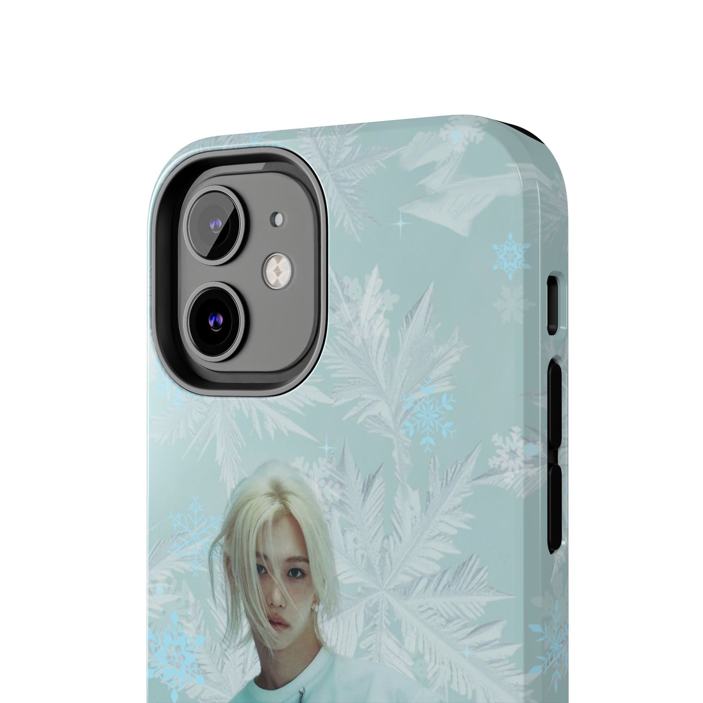 Lee Felix Tough Phone Case — Pastel K-Pop Idol Floral Armor