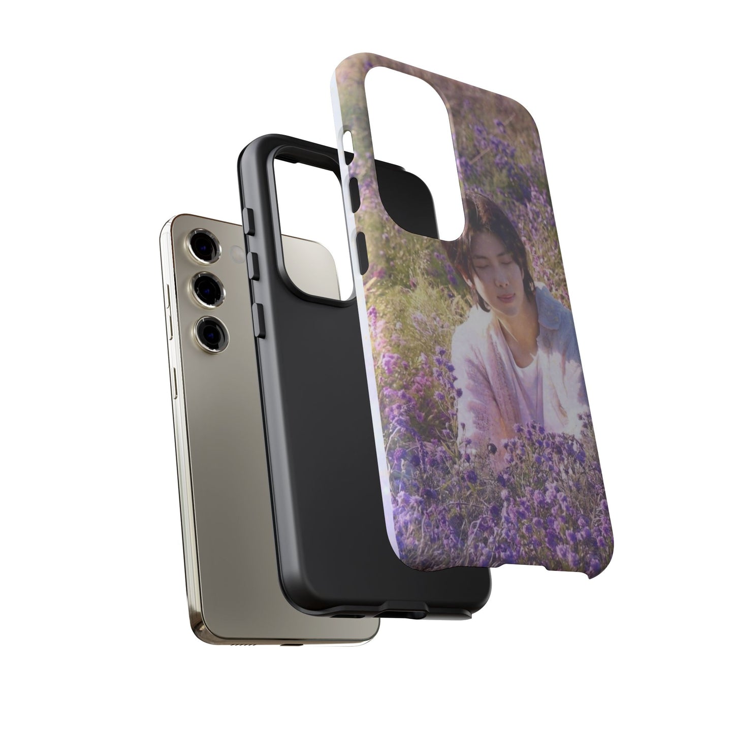 RM Floral Lavender Photo Phone Case