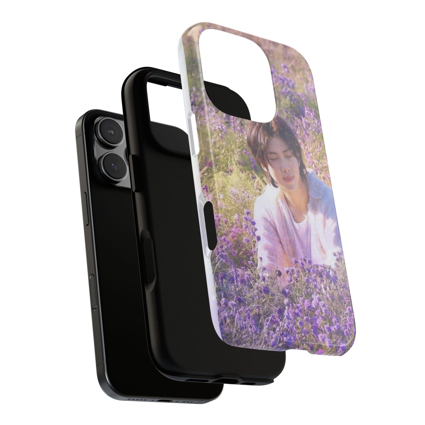 RM Floral Lavender Photo Phone Case