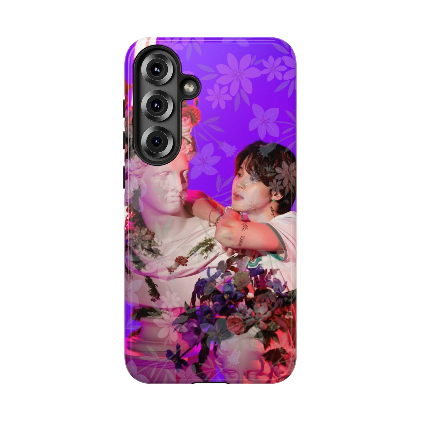 Park Jimin Phone Case — Retro Floral Phone Cover