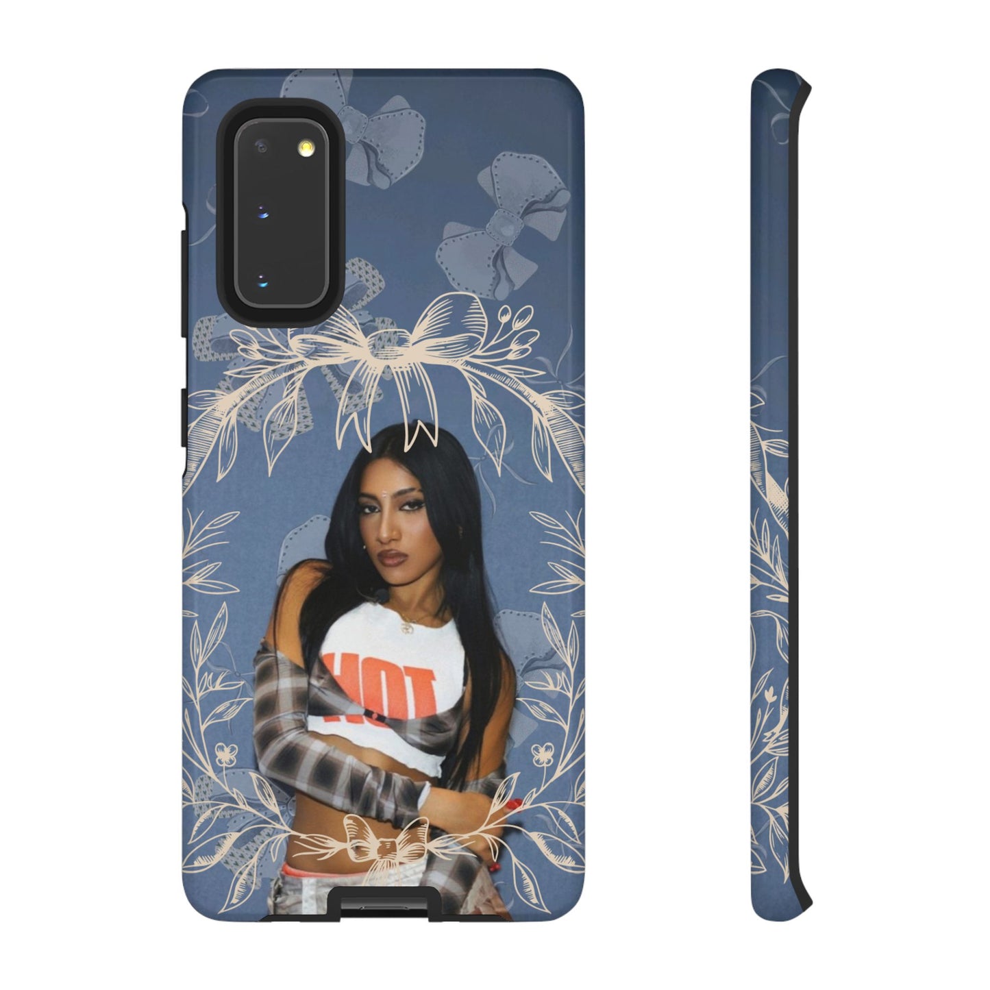 Lara Tough Phone Case — Protective Slim Case with Bow Wreath Design