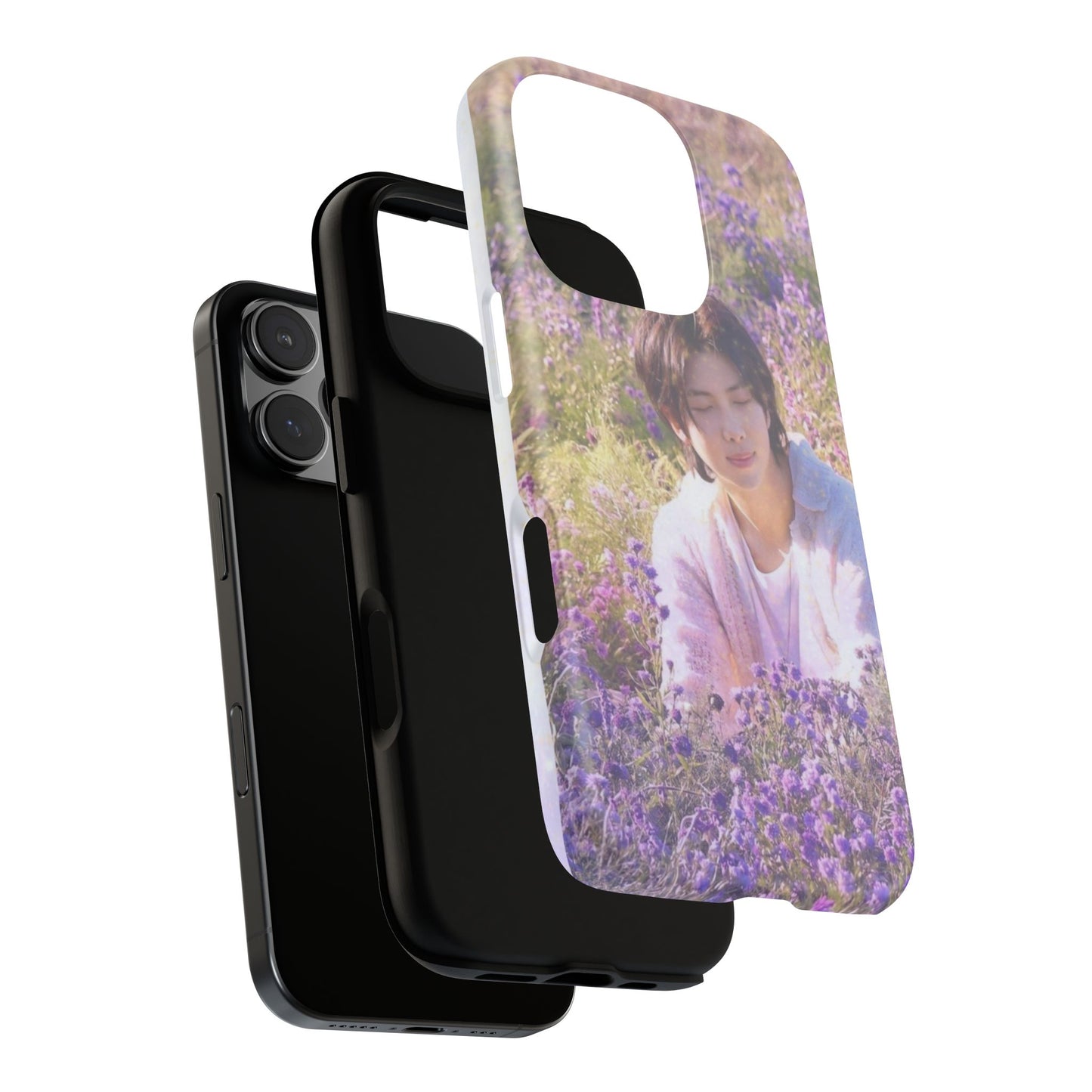 RM Floral Lavender Photo Phone Case