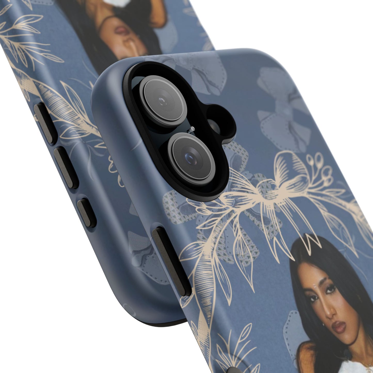 Lara Tough Phone Case — Protective Slim Case with Bow Wreath Design