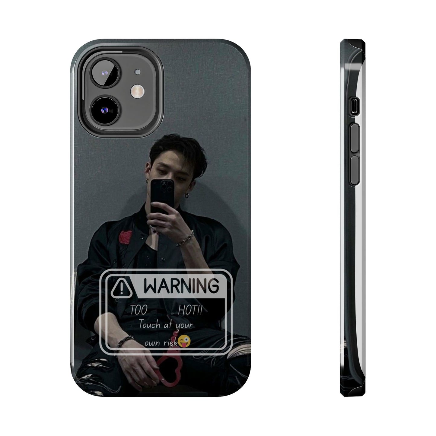 Warning: Bang Chan Tough Phone Case — Protective Slim Cover