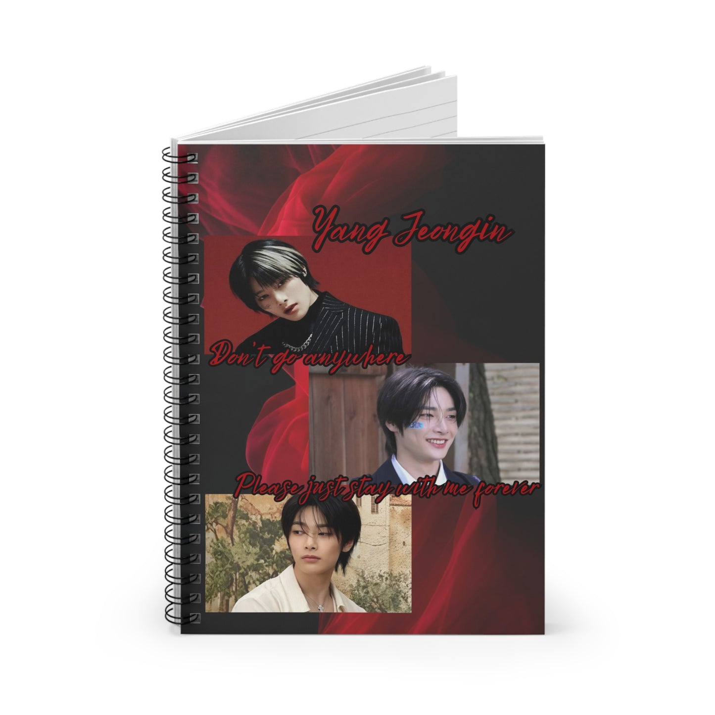 Jeongin Spiral Notebook —  Collage Ruled Journal