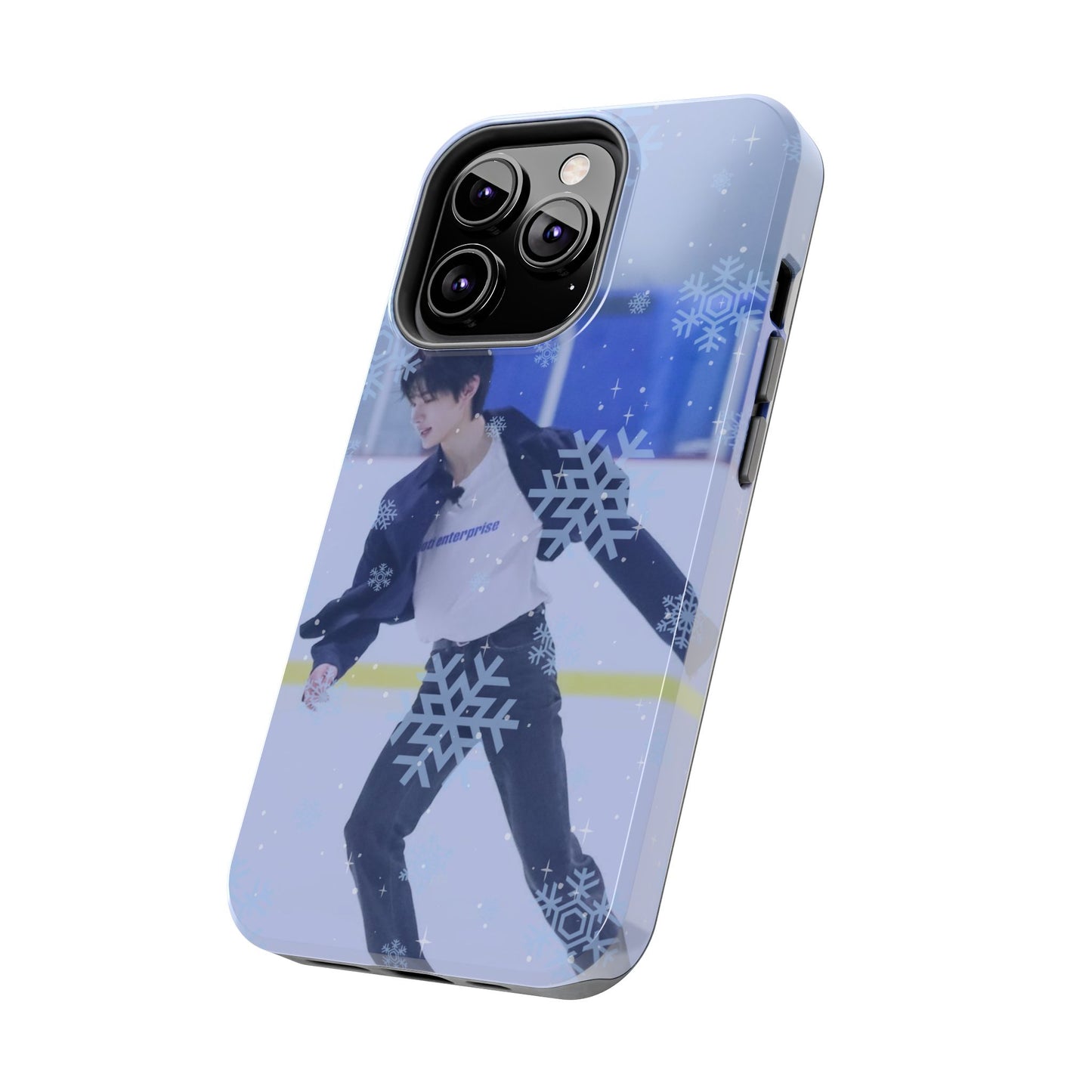 Ice Prince Tough Phone Case, Stylish Phone Protector, Winter Sports Accessory, Unique Gift for Skaters, Durable Phone Shell