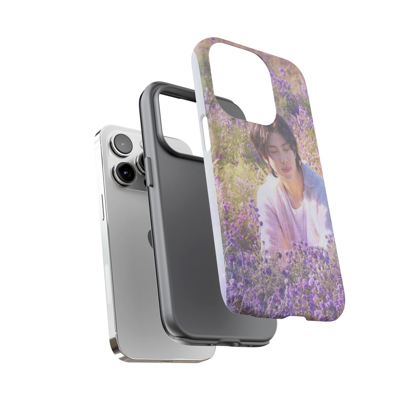 RM Floral Lavender Photo Phone Case