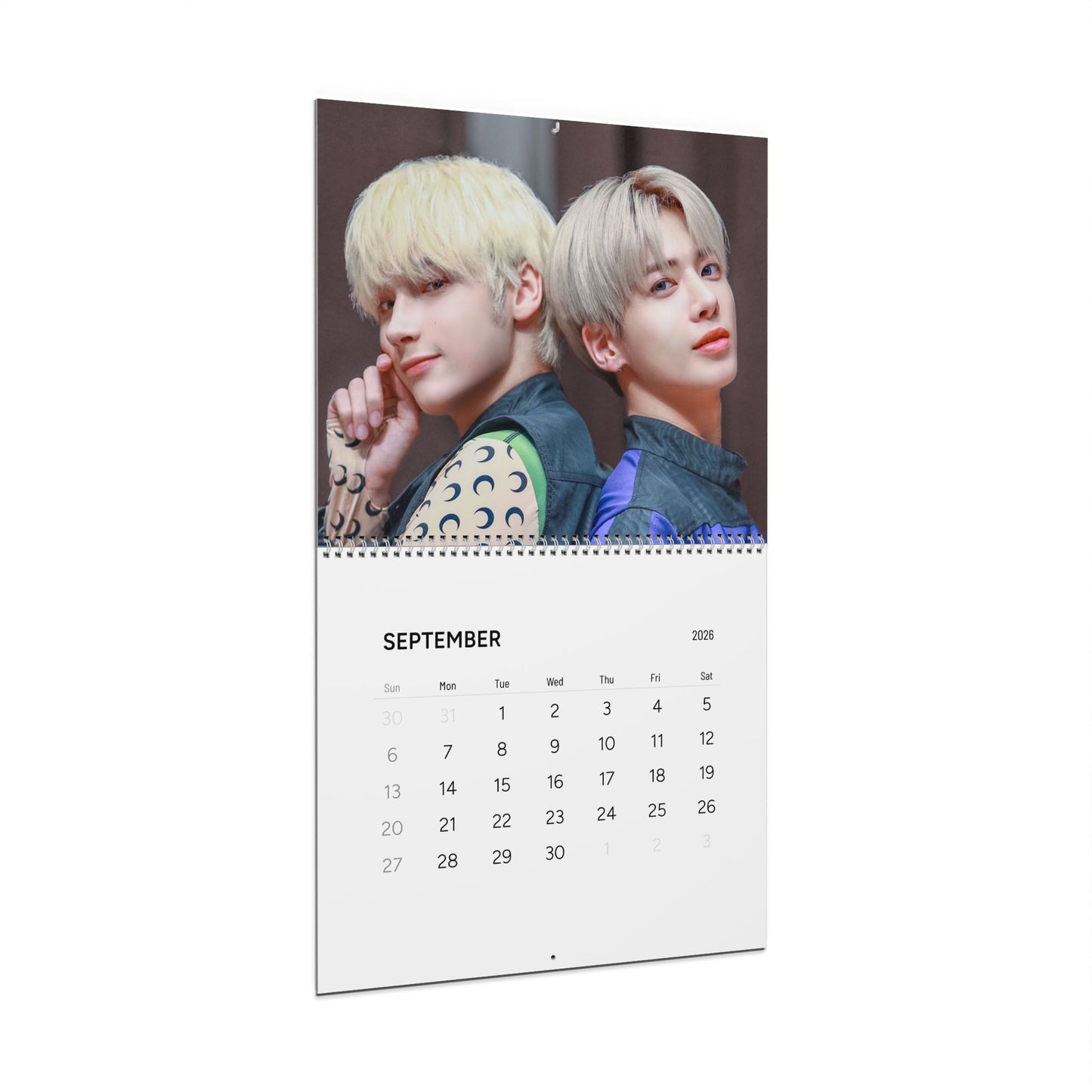 TomorrowxTogether 2026 Photo Wall Calendar — Monthly K-Pop Idol Portraits