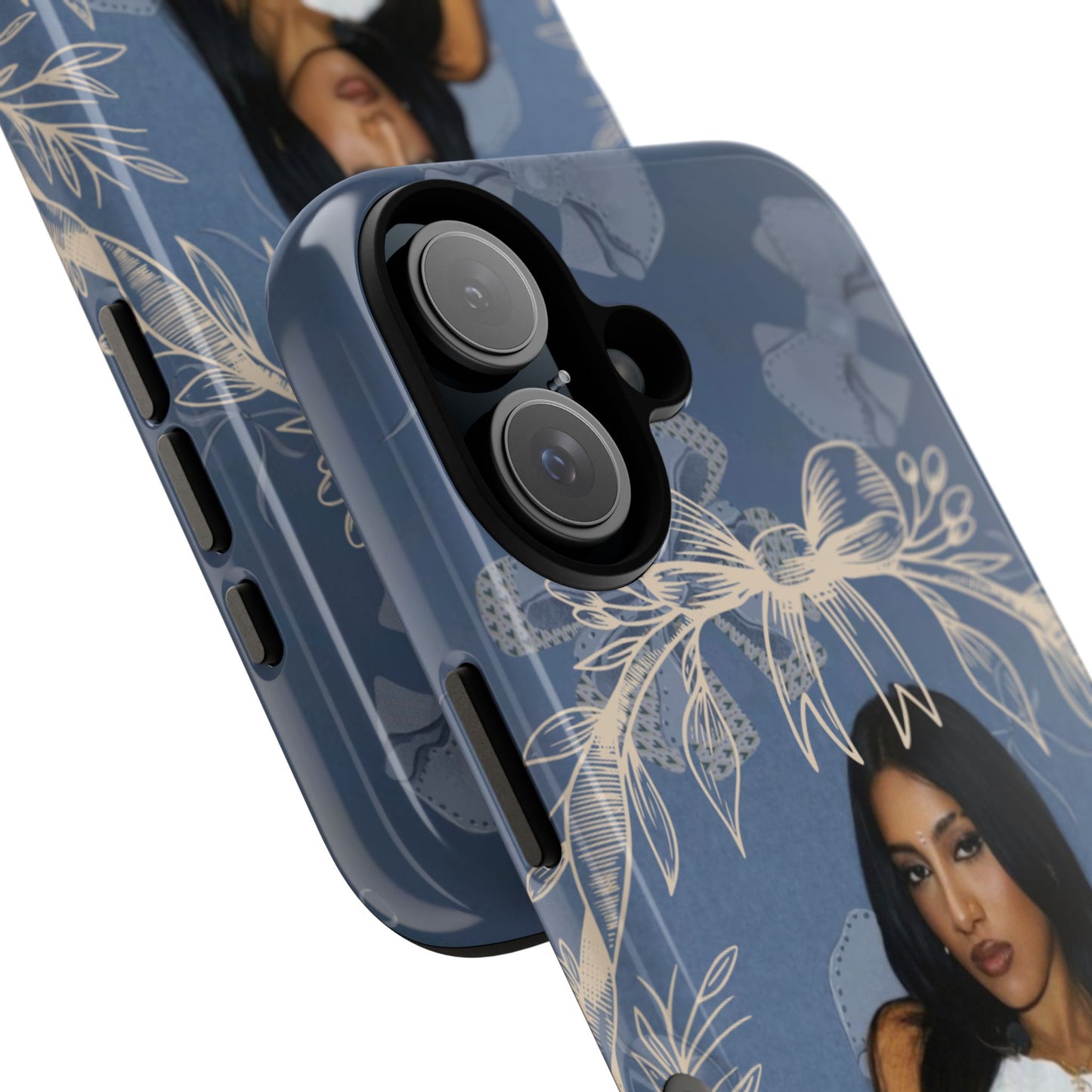 Lara Tough Phone Case — Protective Slim Case with Bow Wreath Design