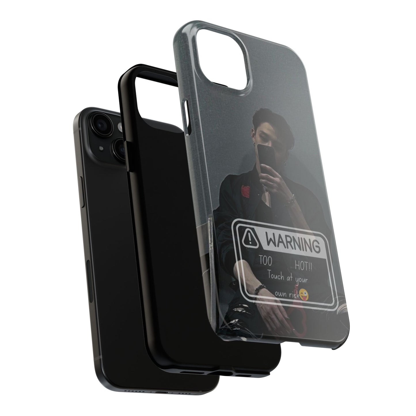 Warning: Bang Chan Tough Phone Case — Protective Slim Cover