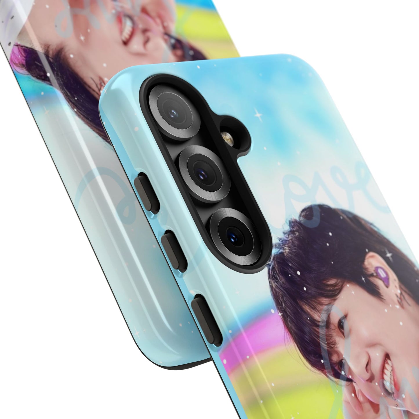 Jungkook Phone Case - Love Rainbow Kpop Design