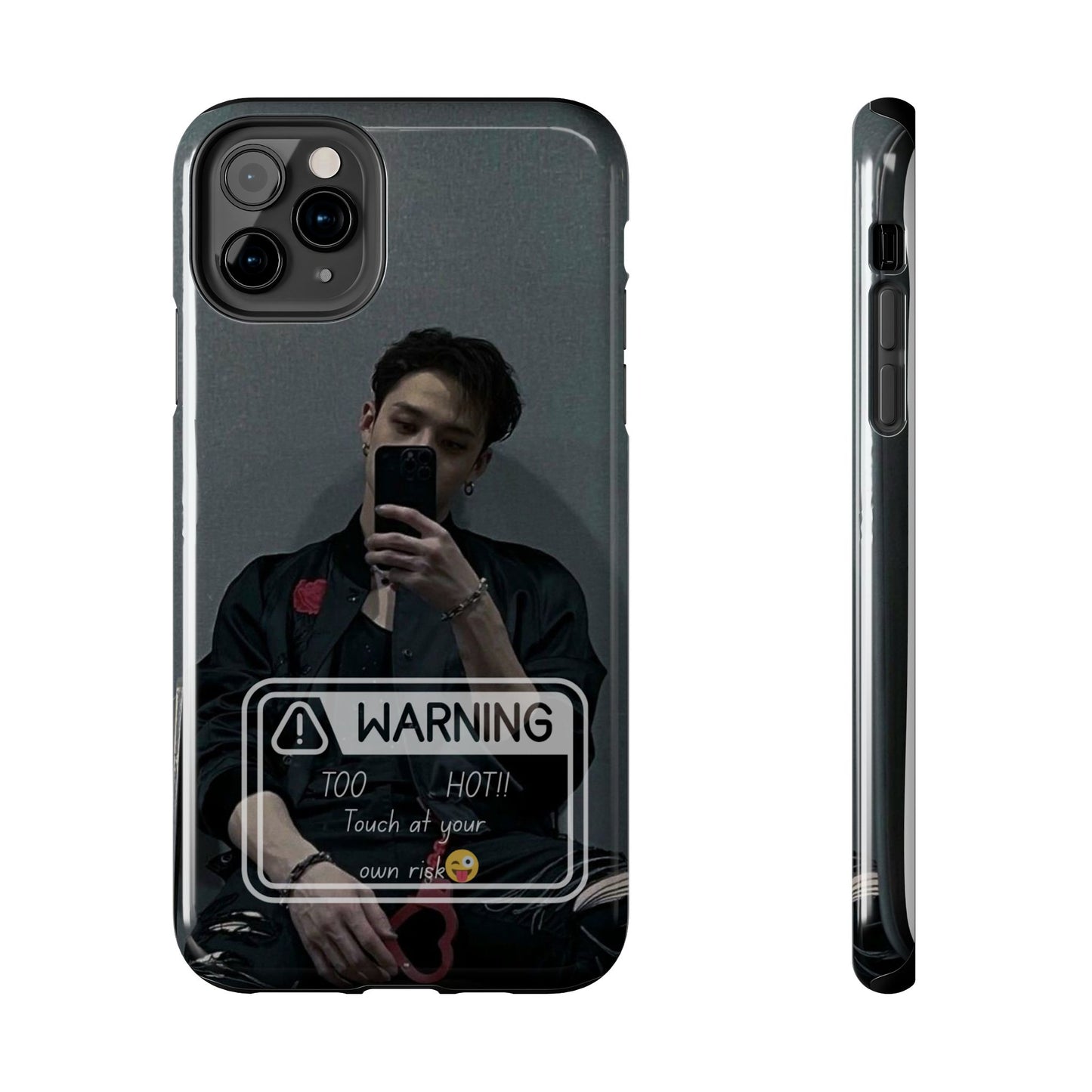 Warning: Bang Chan Tough Phone Case — Protective Slim Cover