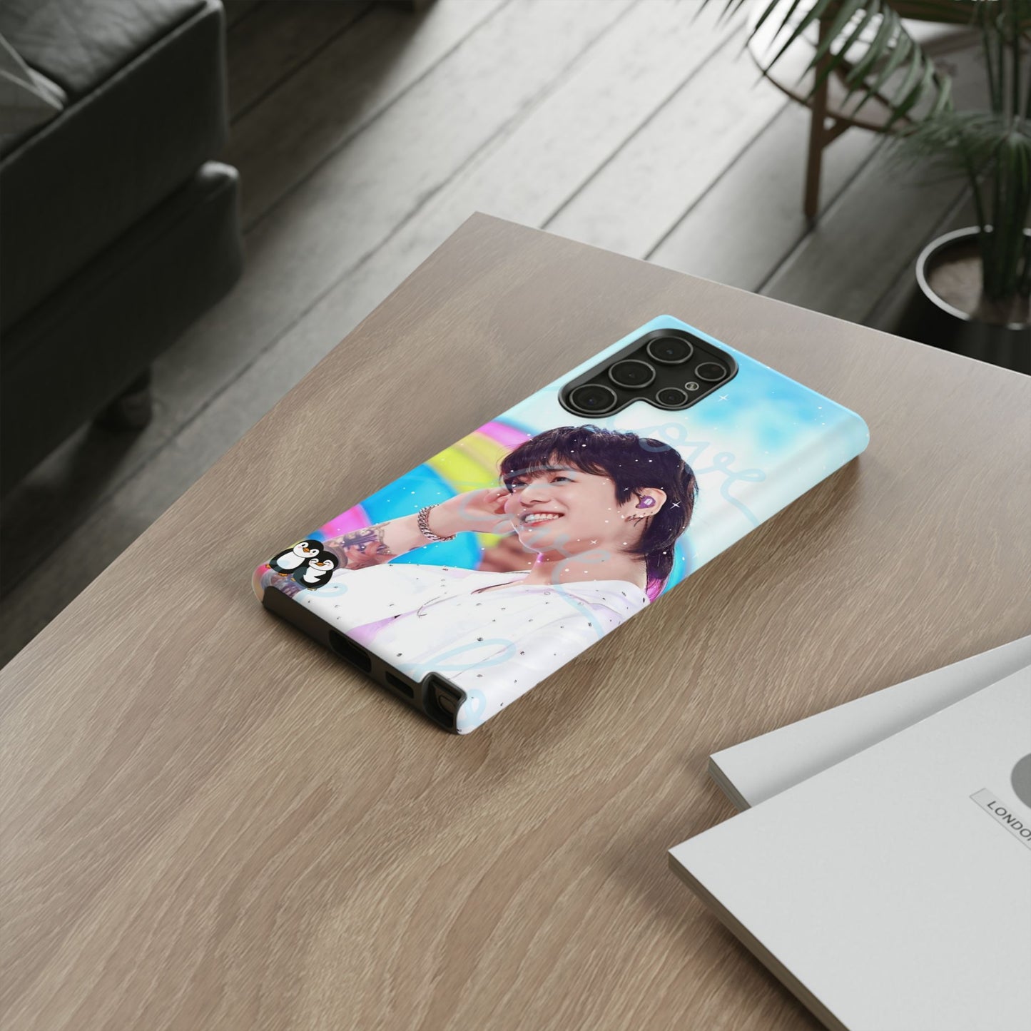 Jungkook Phone Case - Love Rainbow Kpop Design