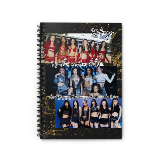 Katseye Spiral Notebook — Ruled Journal