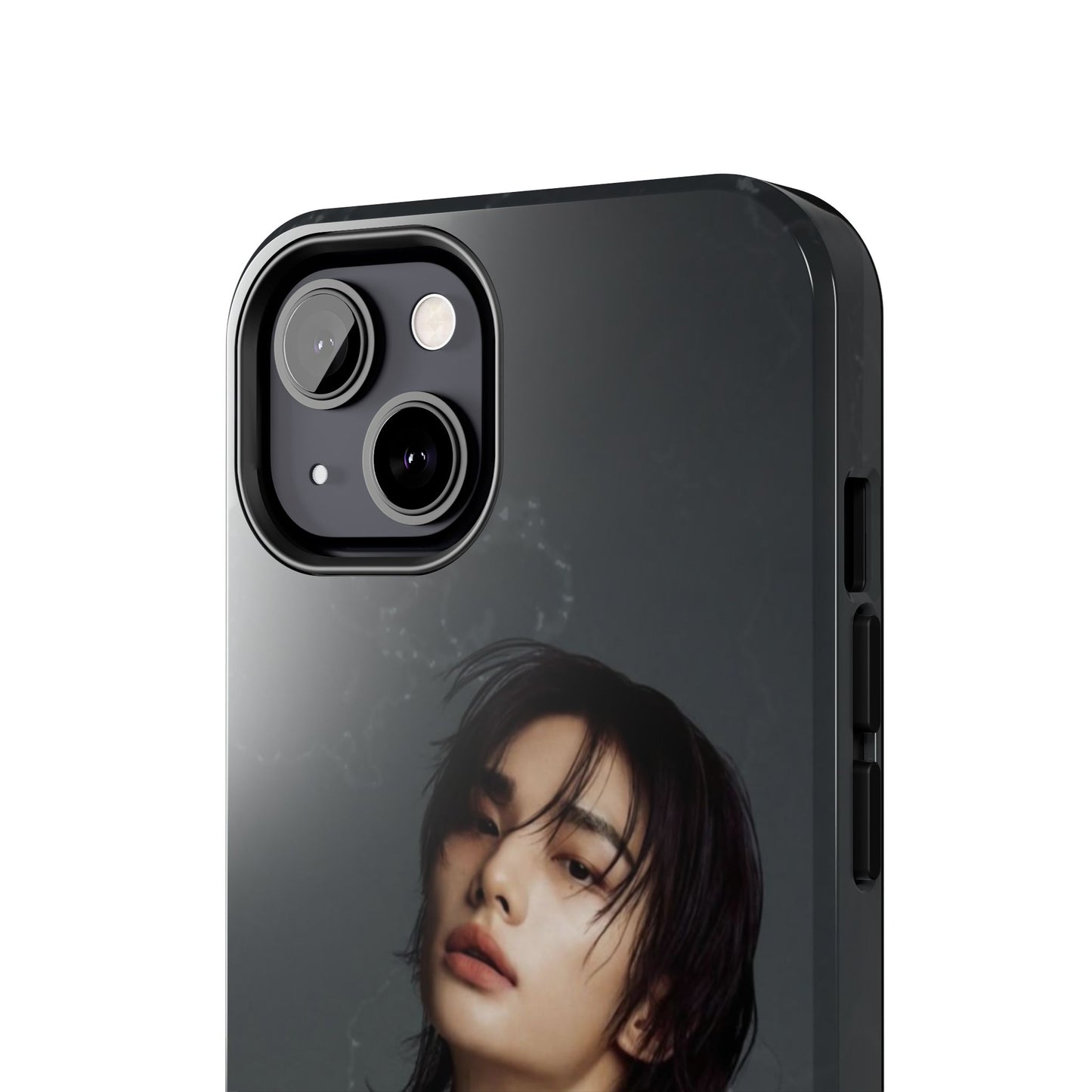Hyunjin Tough Phone Case — Moody Portrait Slim Protective Case