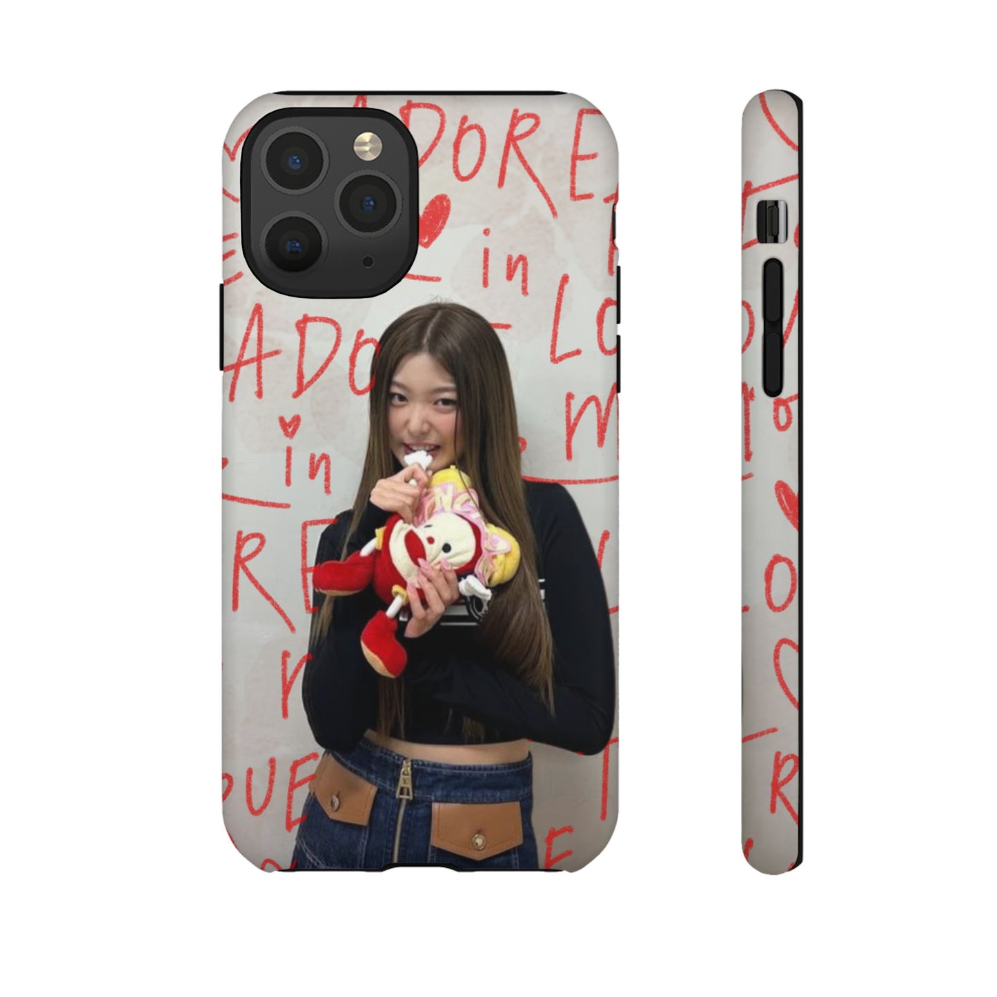 Yoonchae Phone Case — Adore Graffiti Heart Background