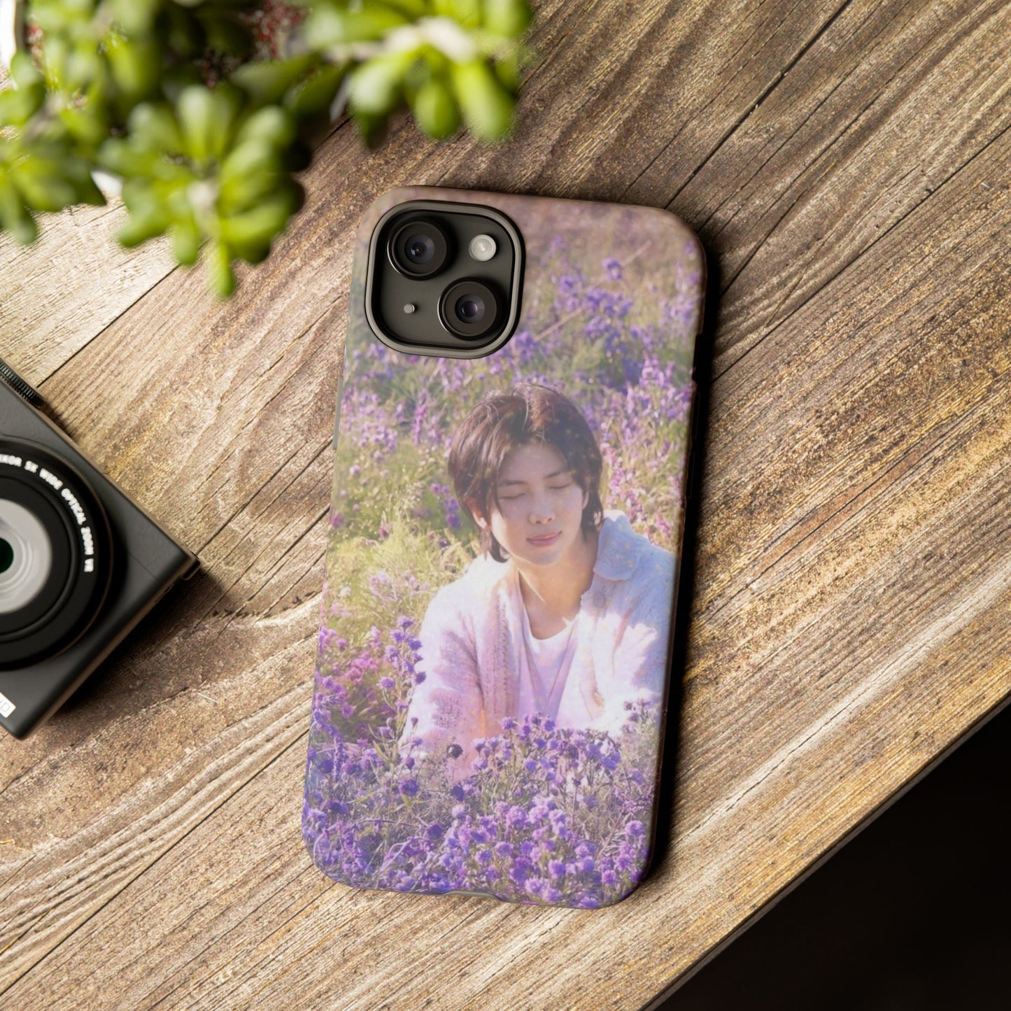 RM Floral Lavender Photo Phone Case