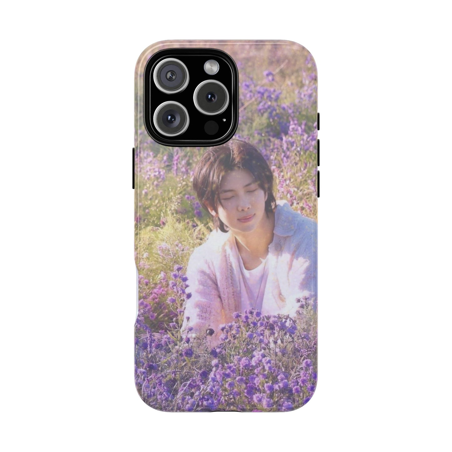 RM Floral Lavender Photo Phone Case