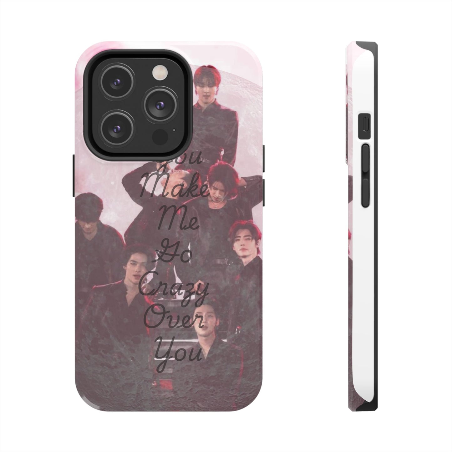 Enhypen Stylish Phone Case - You Make Me Go Crazy Over You, Durable Protection, Trendy Accessory, Gift for Friends