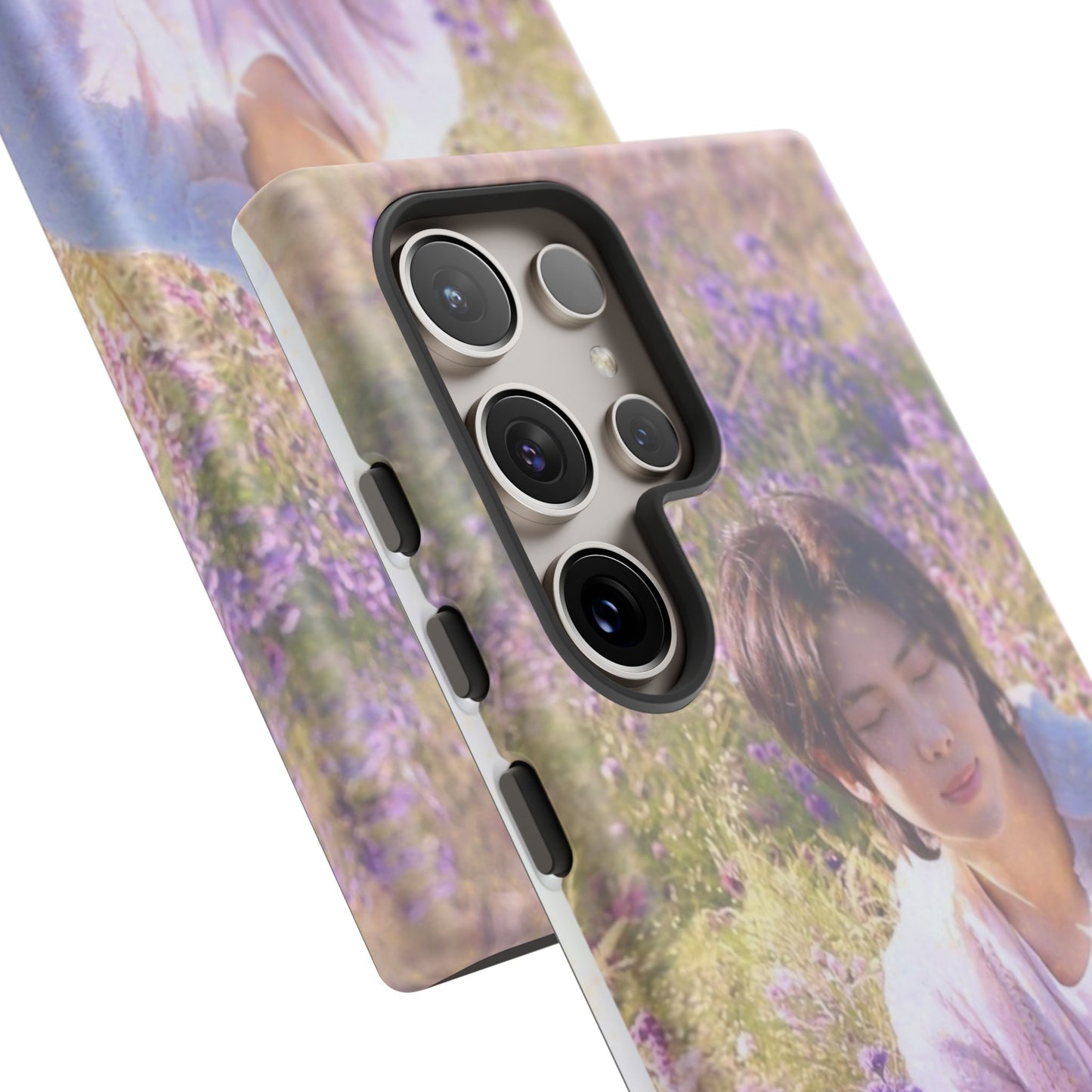 RM Floral Lavender Photo Phone Case