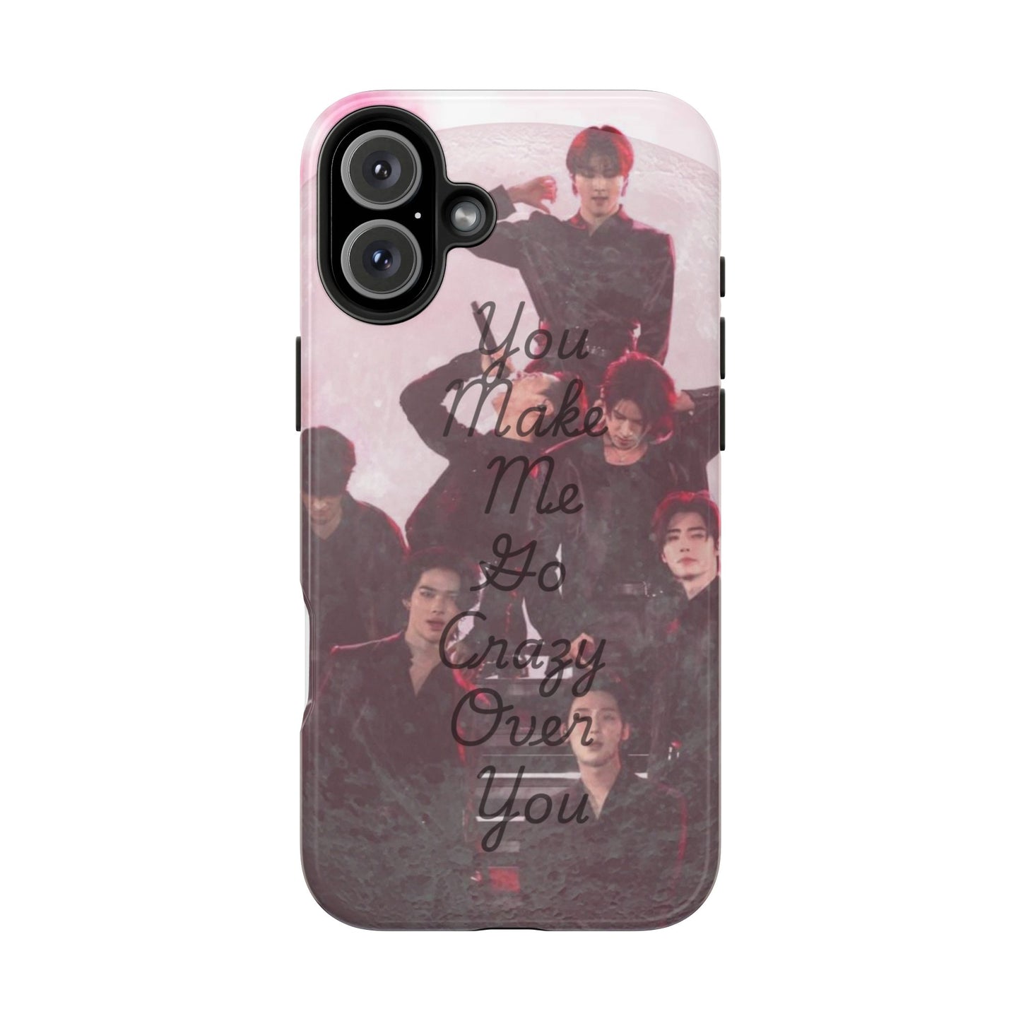 Enhypen Stylish Phone Case - You Make Me Go Crazy Over You, Durable Protection, Trendy Accessory, Gift for Friends