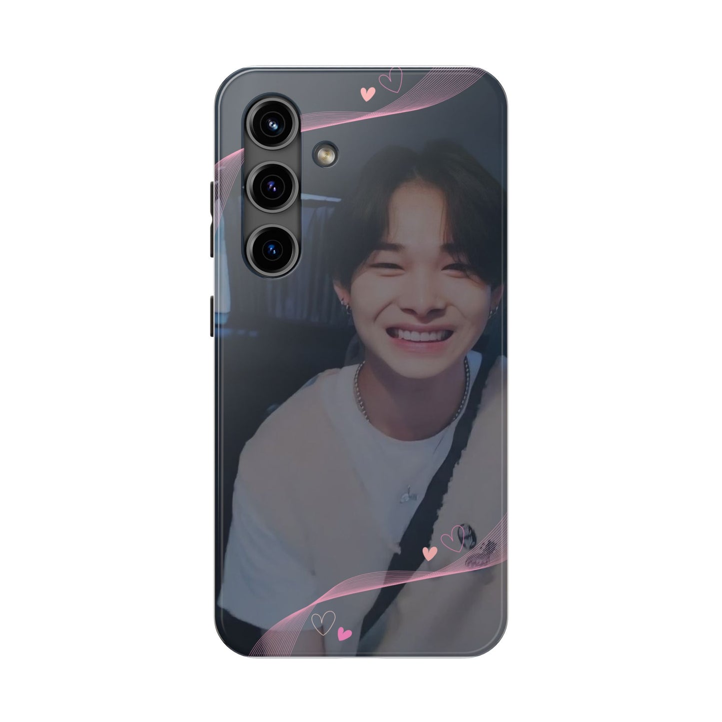 Customizable Phone Case, Cute Phone Cover, Gifts for Teens, Personalized Accessories, Trendy Phone Protection, Heart Design