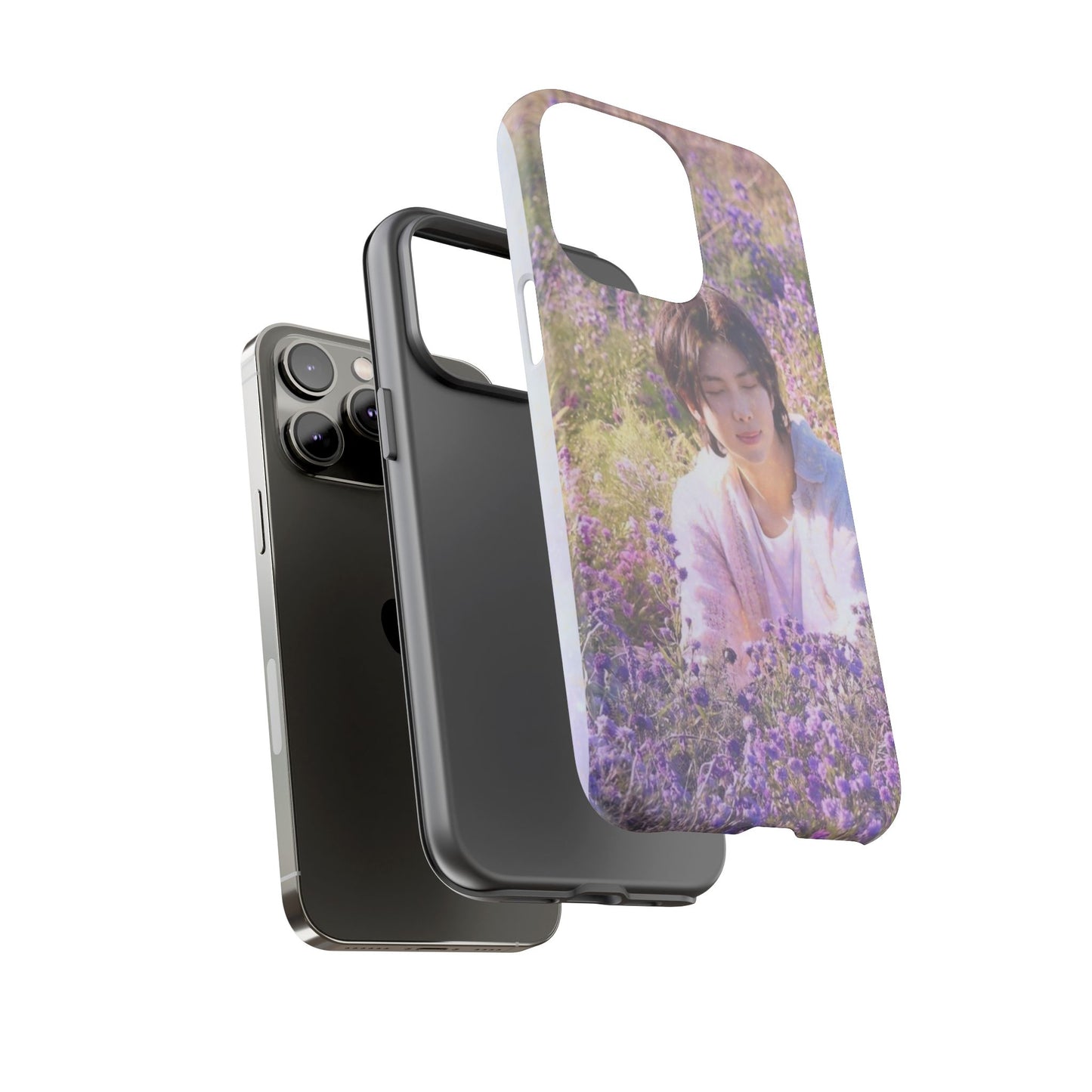 RM Floral Lavender Photo Phone Case