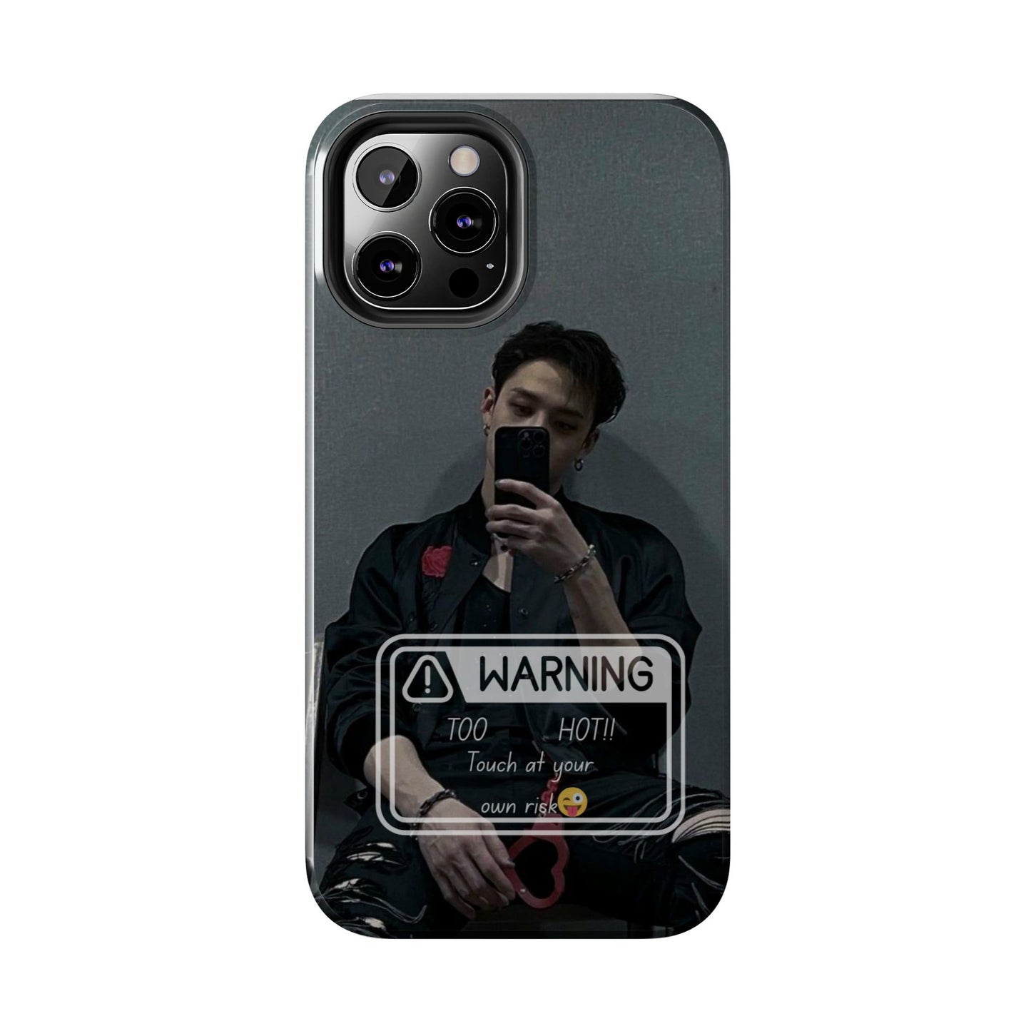 Warning: Bang Chan Tough Phone Case — Protective Slim Cover