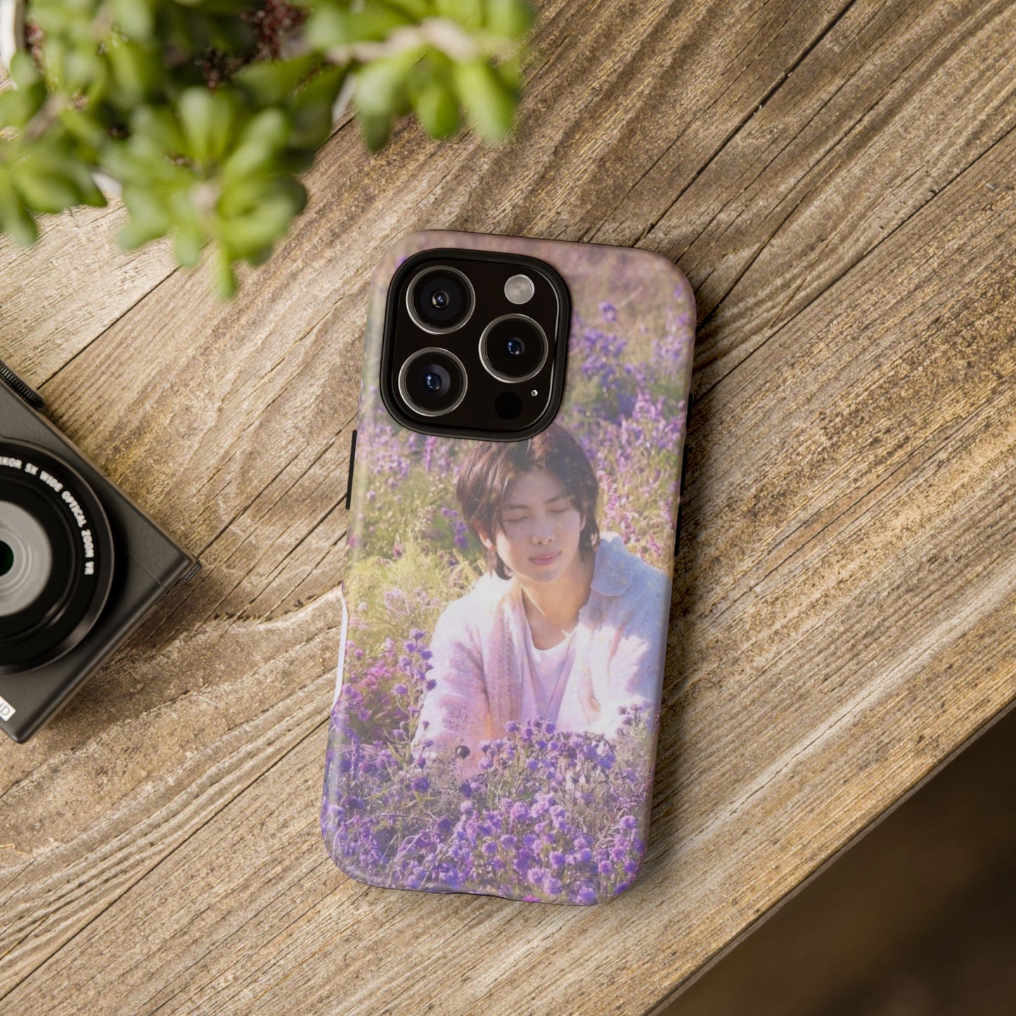 RM Floral Lavender Photo Phone Case