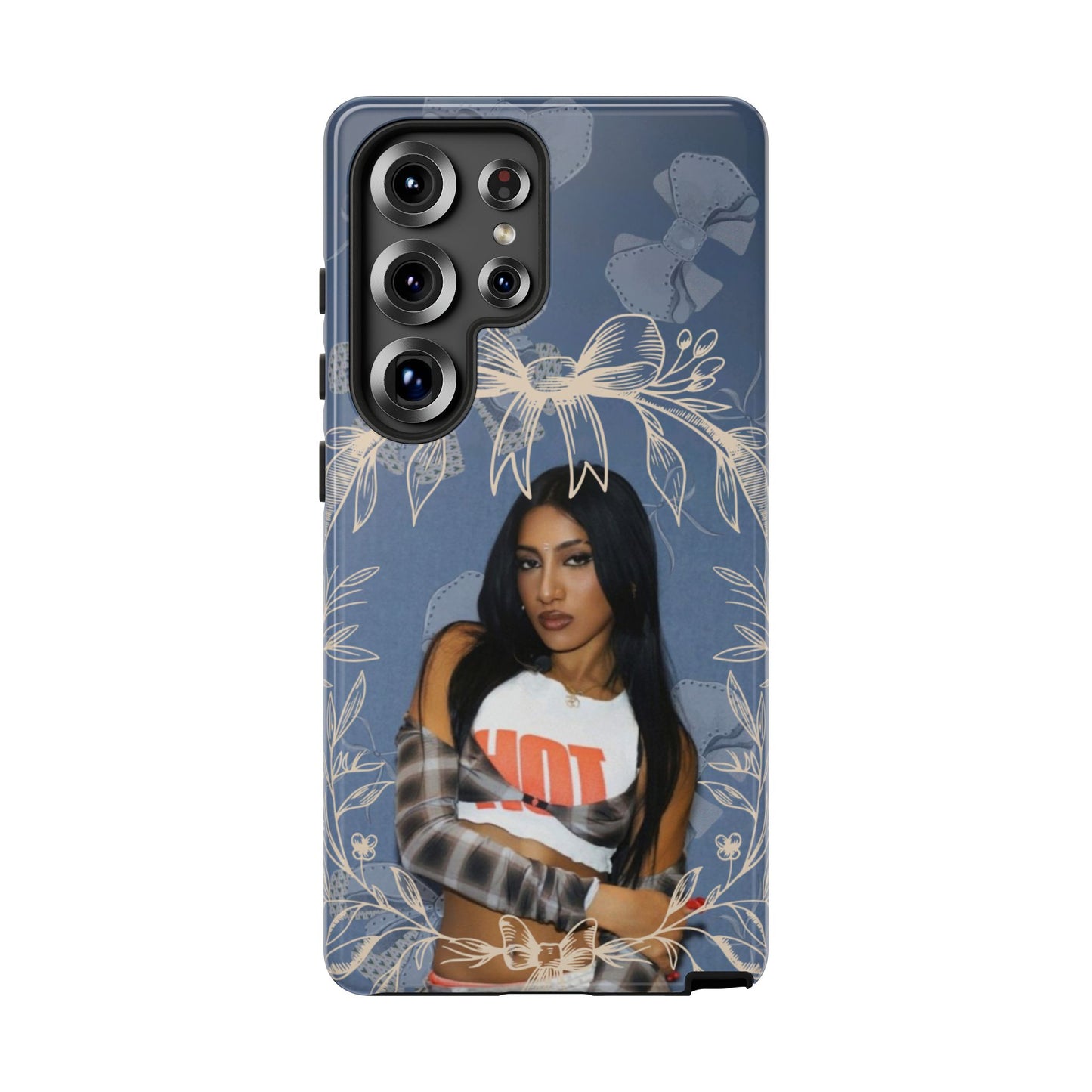 Lara Tough Phone Case — Protective Slim Case with Bow Wreath Design