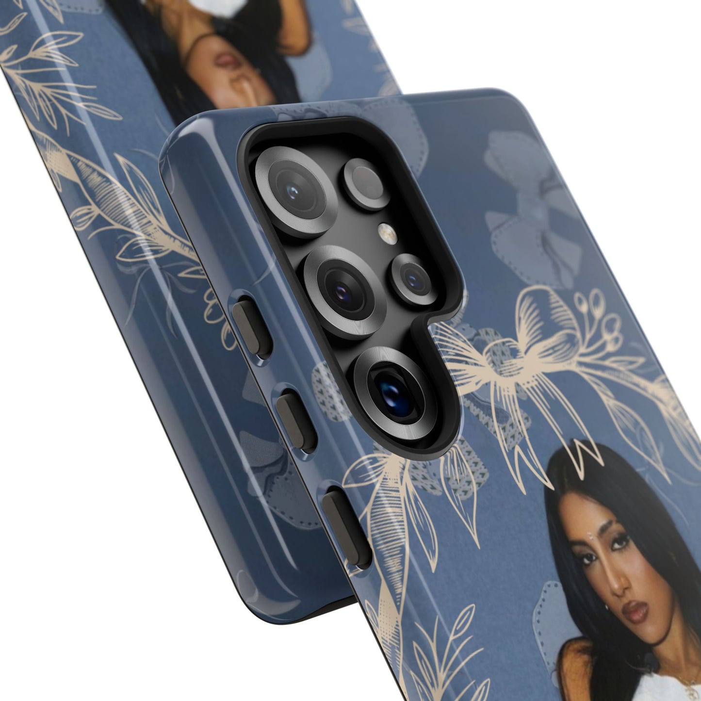 Lara Tough Phone Case — Protective Slim Case with Bow Wreath Design