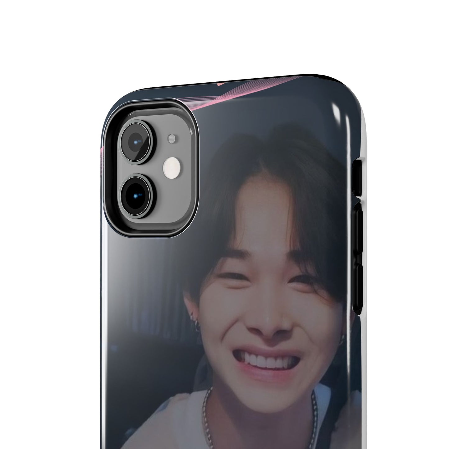 Customizable Phone Case, Cute Phone Cover, Gifts for Teens, Personalized Accessories, Trendy Phone Protection, Heart Design