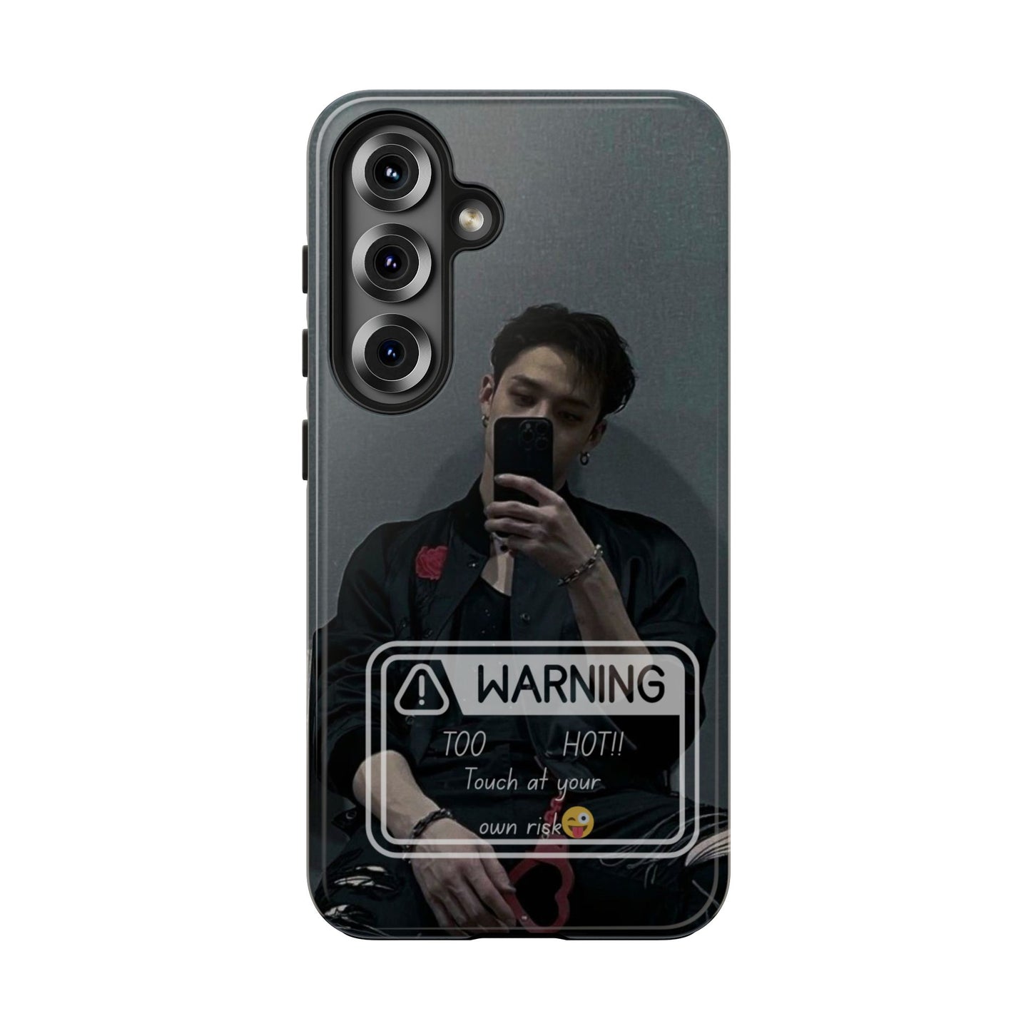 Warning: Bang Chan Tough Phone Case — Protective Slim Cover