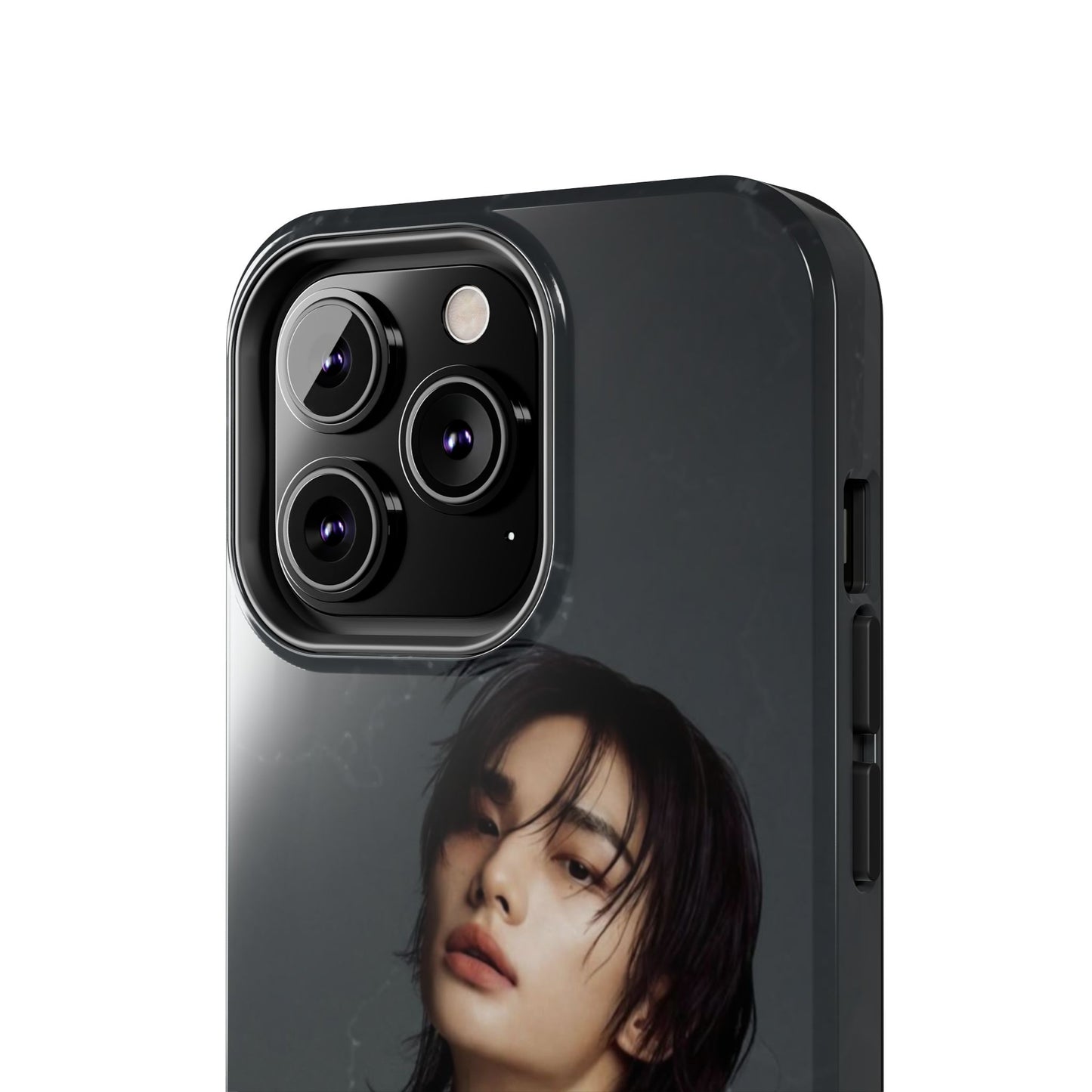 Hyunjin Tough Phone Case — Moody Portrait Slim Protective Case