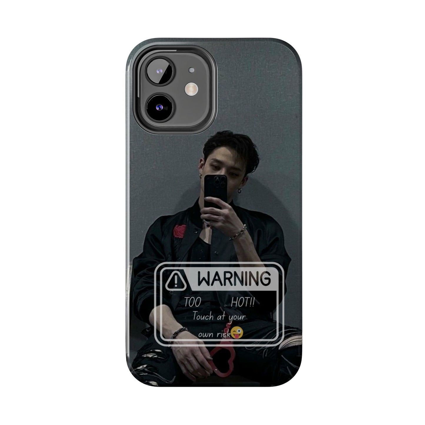 Warning: Bang Chan Tough Phone Case — Protective Slim Cover