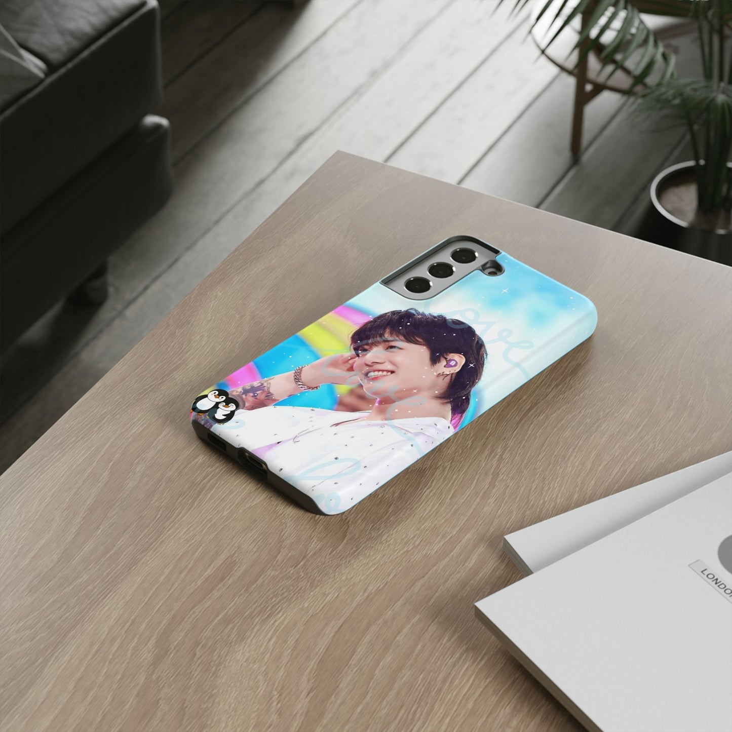 Jungkook Phone Case - Love Rainbow Kpop Design