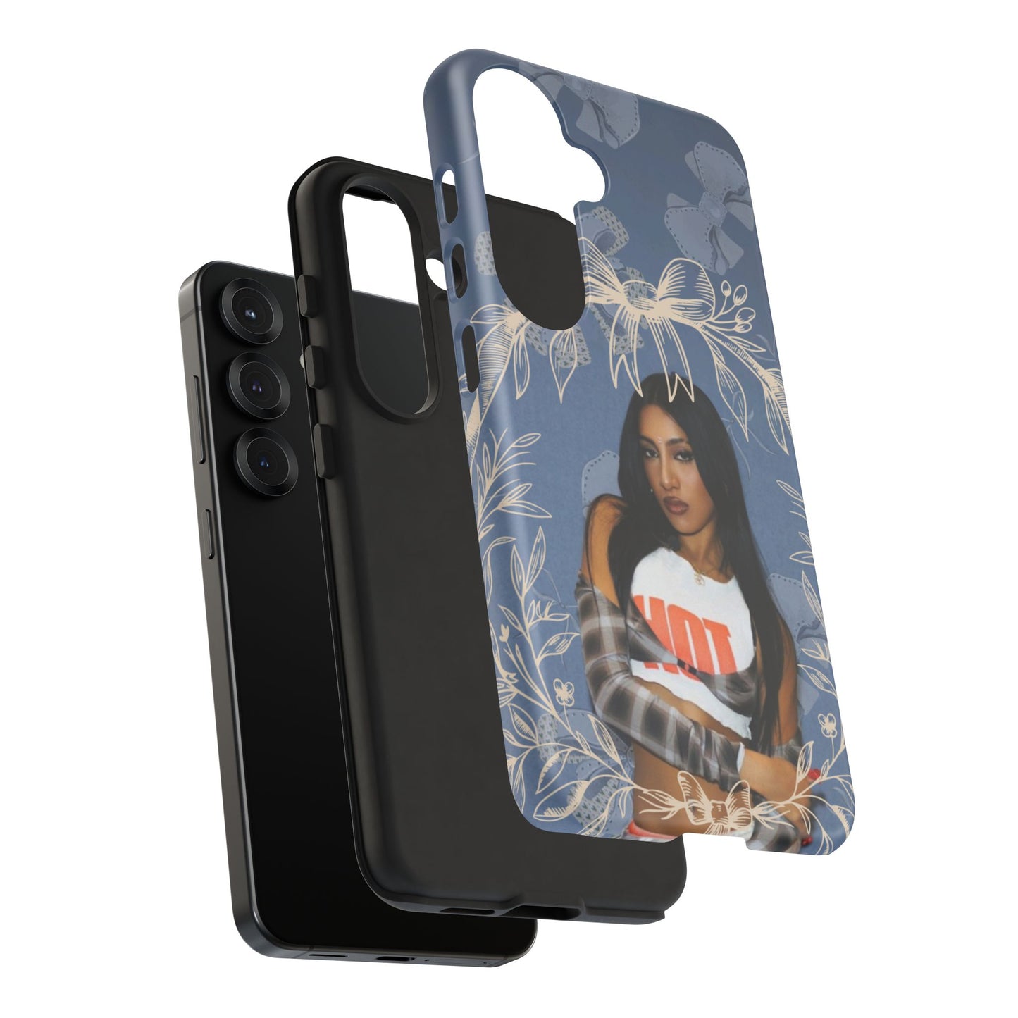 Lara Tough Phone Case — Protective Slim Case with Bow Wreath Design
