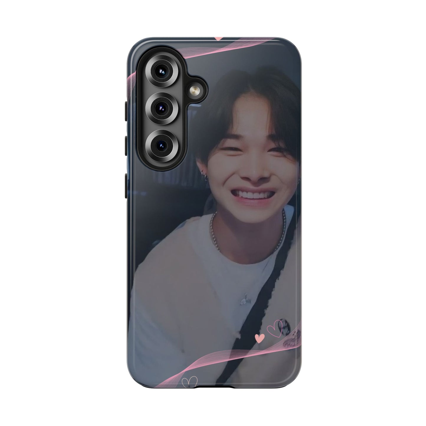 Customizable Phone Case, Cute Phone Cover, Gifts for Teens, Personalized Accessories, Trendy Phone Protection, Heart Design