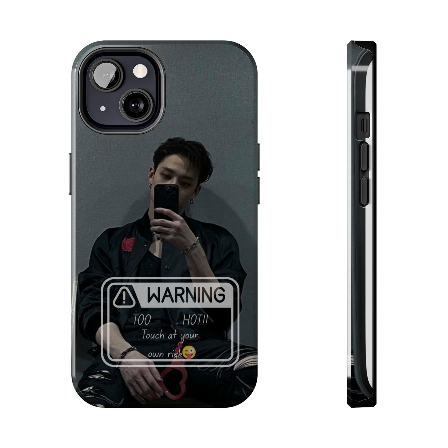 Warning: Bang Chan Tough Phone Case — Protective Slim Cover