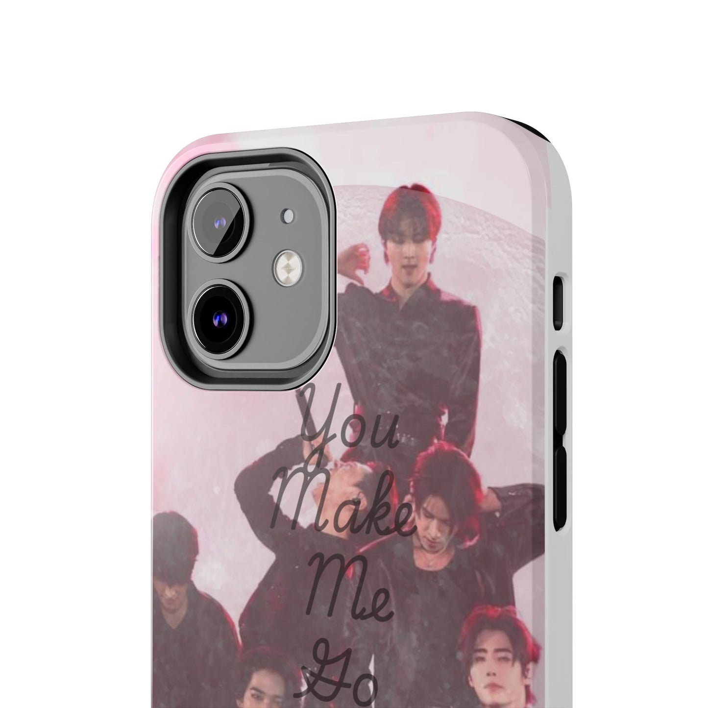 Enhypen Stylish Phone Case - You Make Me Go Crazy Over You, Durable Protection, Trendy Accessory, Gift for Friends