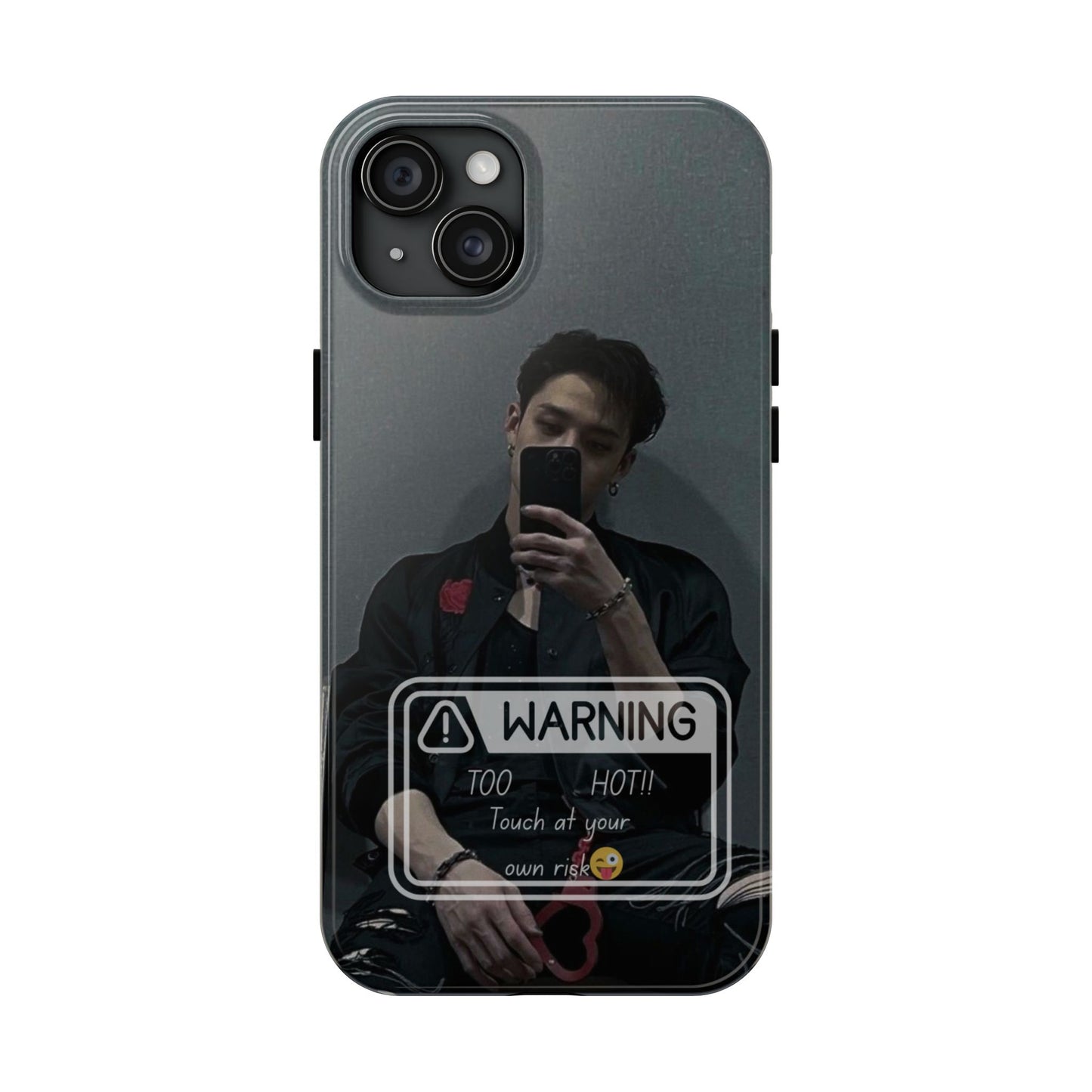 Warning: Bang Chan Tough Phone Case — Protective Slim Cover
